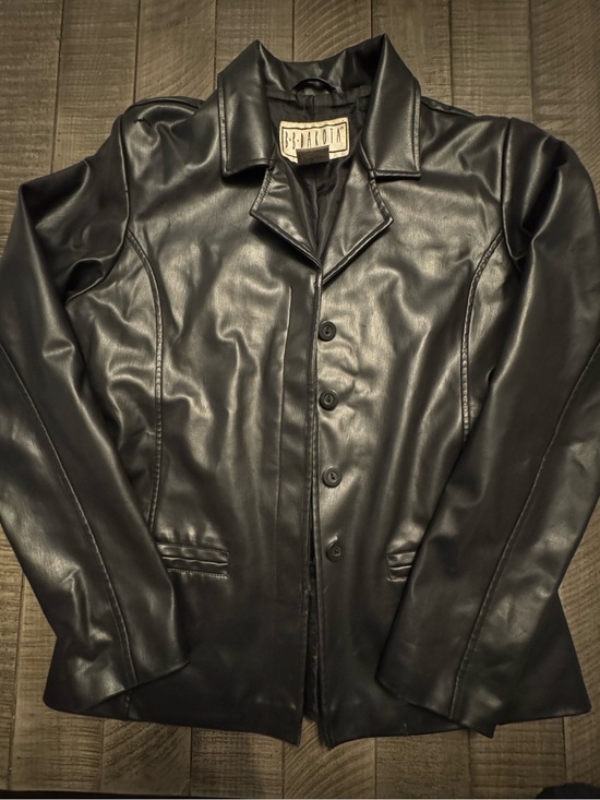 BB Dakota Jackets & Blazers - BB Dakota Leather Womens Button-Up Jacket *Read Description*